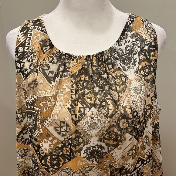 Calvin Klein Sleeveless Blouse Size Large - Picture 2 of 6